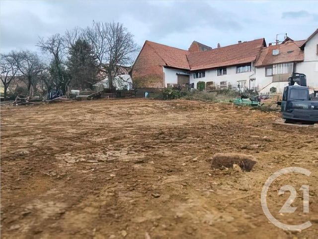 terrain à vendre - 1393.0 m2 - SCHALKENDORF - 67 - ALSACE - Century 21 Pays De La Moder